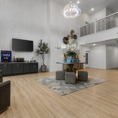 apartment lobby